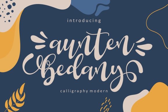 Aunten Bedany Font: Elevate Your Brand Identity