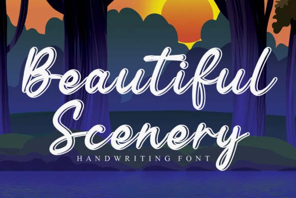 Beautiful Scenery Font: A Delicate Script for Branding