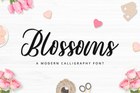 Blossoms: A Handwritten Font for Editorial Grace