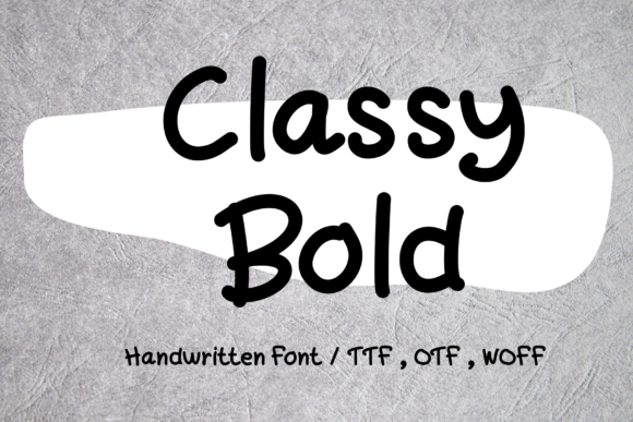 Classy Bold Typeface for Modern Web Design