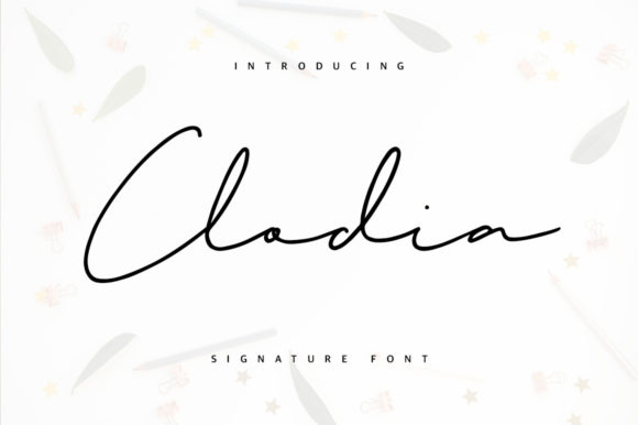 Clodia: A Handwritten Font for Digital Design