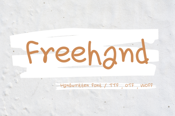 Freehand: A Natural Handwritten Font for Authentic Branding
