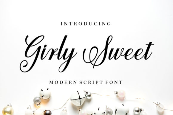 Girly Sweet Typeface for Brand Design