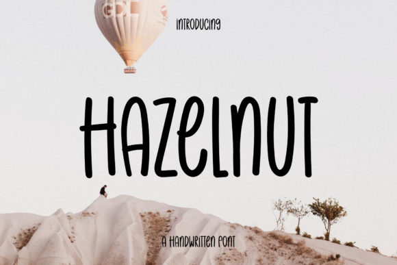 Hazelnut Font: A Sweet Handwritten Typeface for Crafters