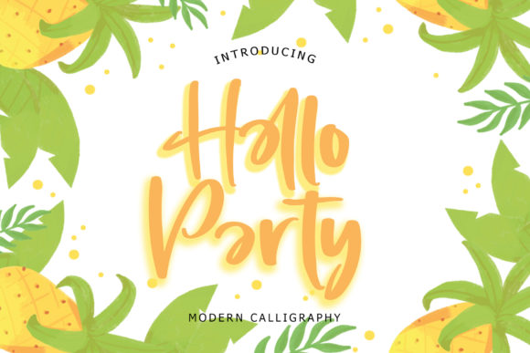 Hello Party Font: A Playful Typeface for Makers