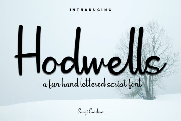 Hodwells: The Elegant Handwritten Font for Crafters