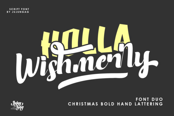 Holla Wishmerry: A Stylish Urban Typeface for Modern Brands