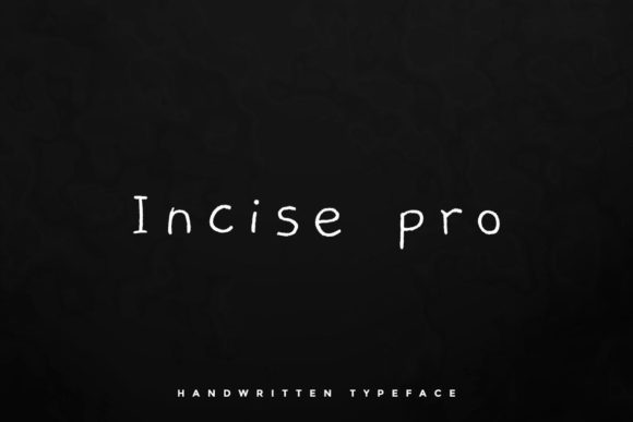 Incise Pro: A Handwritten Font for Clear Branding