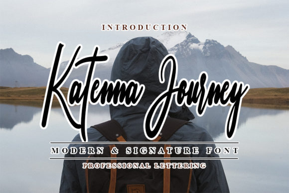 Katenna Journey: A Handwritten Font for Authentic Branding