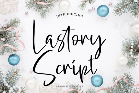 Lastory: A Trendy Handwritten Font for Modern Branding