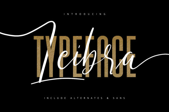 Leibra: A Modern Script Font for Editorial Design