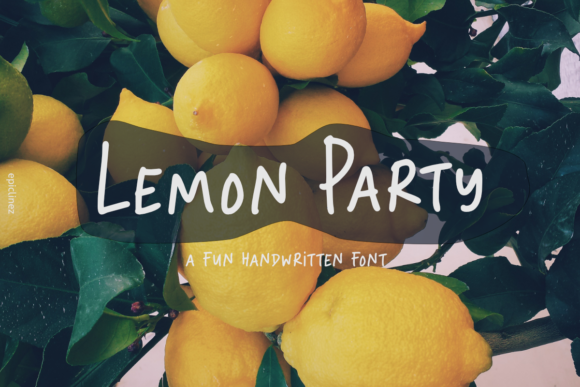 Lemon Party Font: A Playful Typeface for Web Design