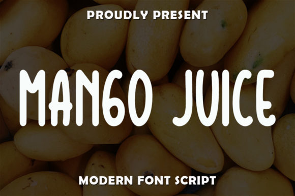 Mango Juice Font: A Quirky Display Typeface for Web Design