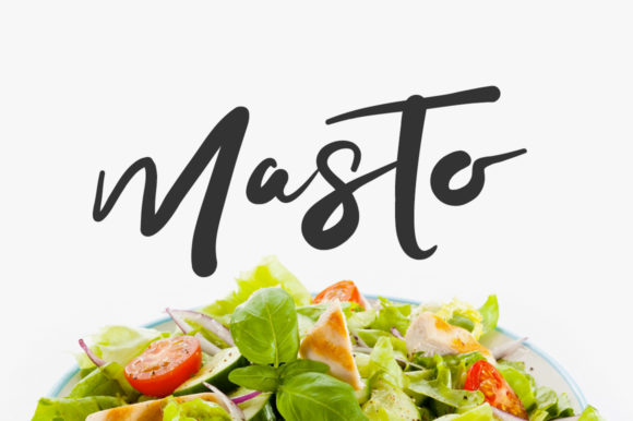 Masto: A Handwritten Font for Editorial Design