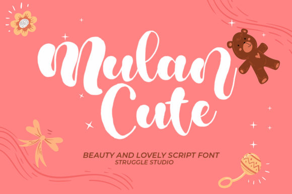Mulan Cute: A Handwritten Typeface for Editorial Charm