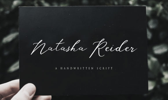 Natasha Rieder: A Premium Script Font for Digital Design