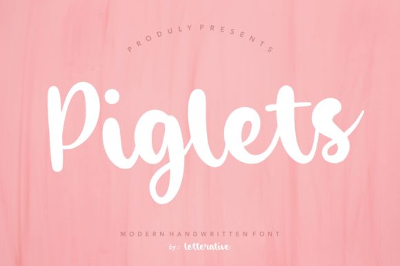 Piglets Font: A Sweet Typeface for Brand Identity