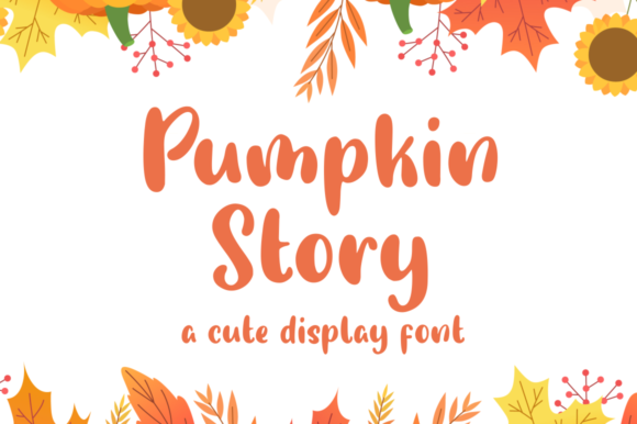 Pumpkin Story: A Handwritten Font for Editorial Warmth