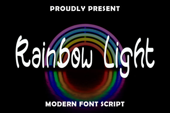 Rainbow Light: A Handwritten Font for Editorial Design
