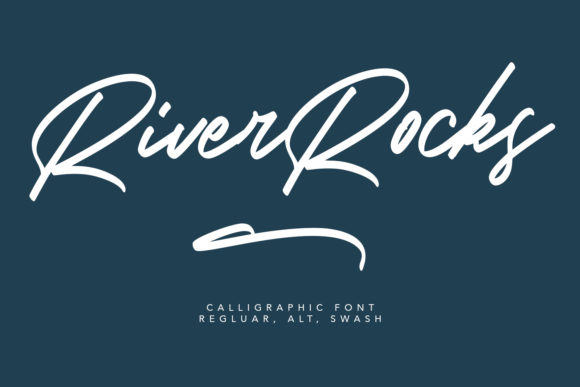 River Rocks Font Review for Campaign Designers