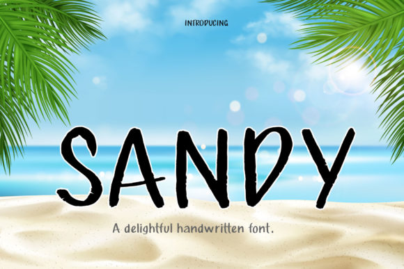 Sandy: A Handwritten Font for Editorial Design