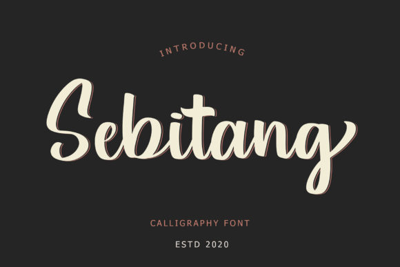 Sebitang: A Graceful Typeface for Editorial Design