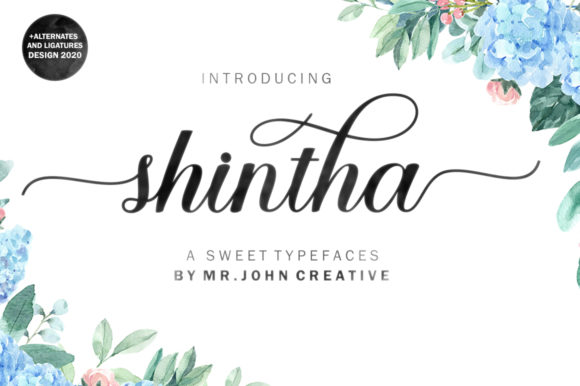 Shintha: The Handwritten Font That Elevates Brand Identity