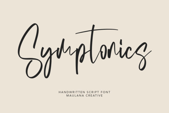 Symptonics: The Handwritten Typeface for Clearer Campaigns