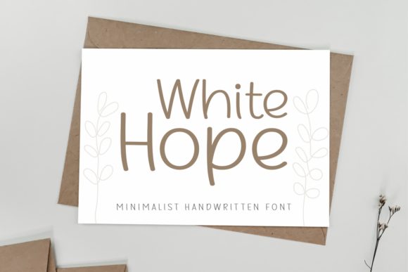 White Hope: A Handwritten Font for Clear Branding